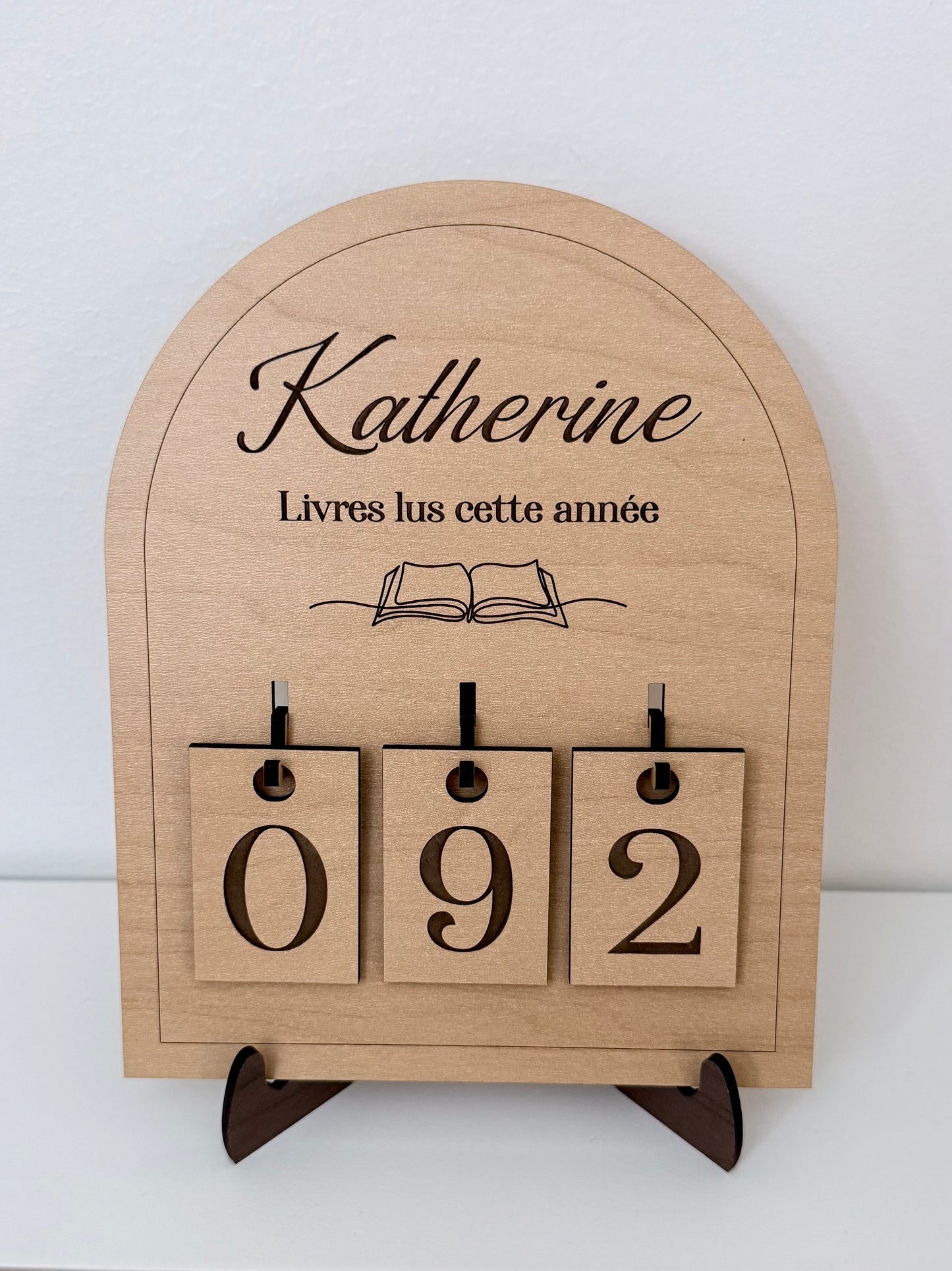 Affiche "Livres lus cette l'année"
