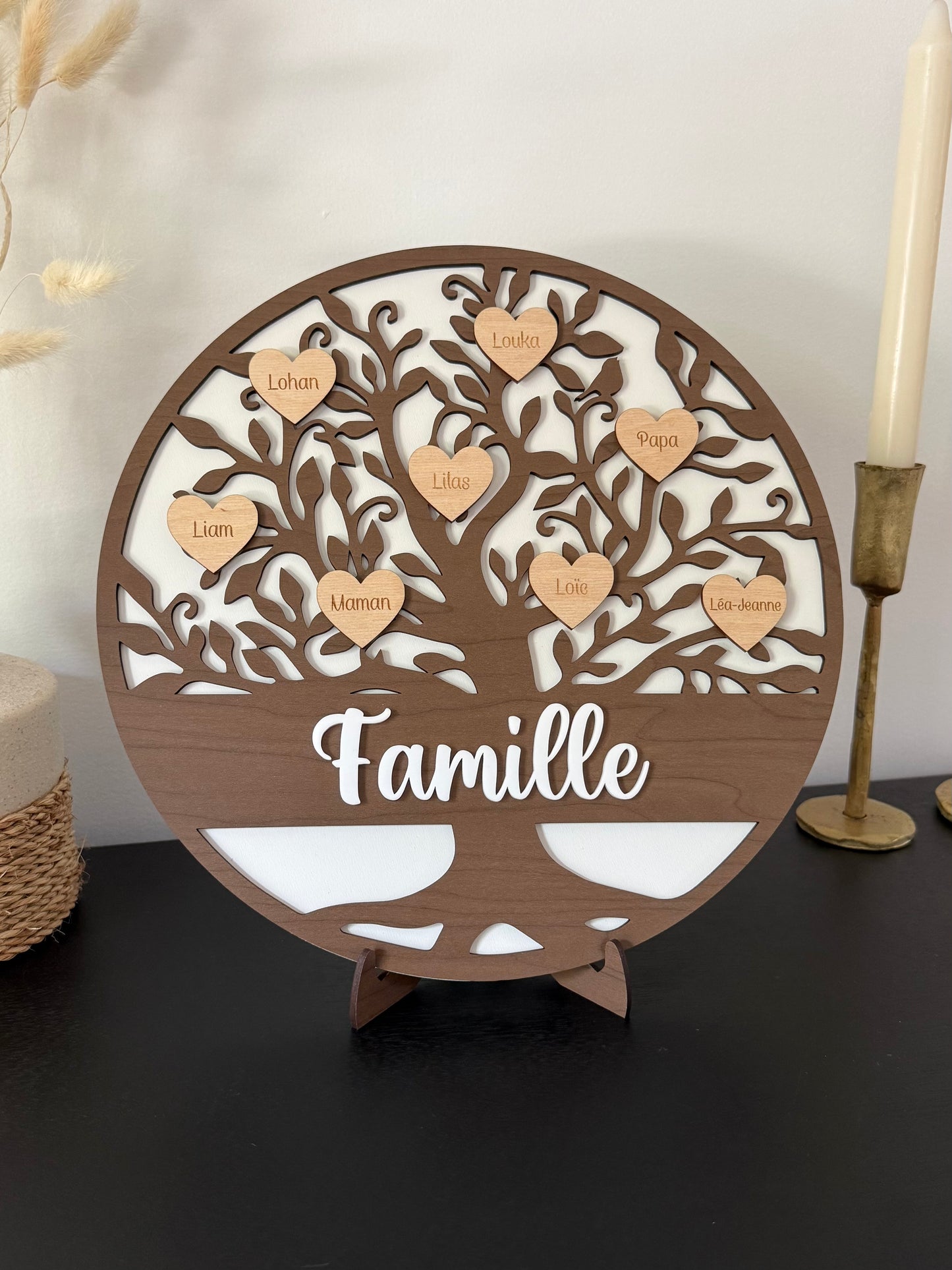Arbre de vie personnalisé en bois