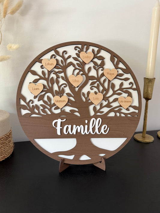 Arbre de vie personnalisé en bois