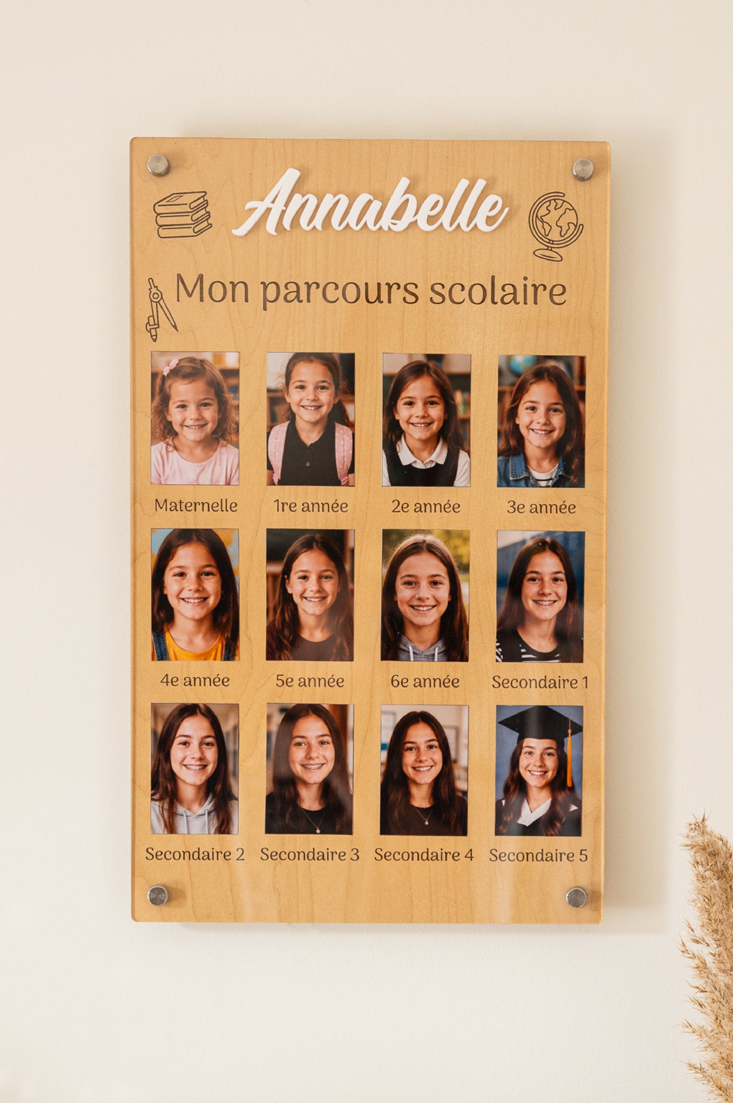 Affiche « Mon parcours scolaire »