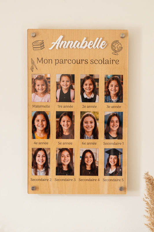 Affiche « Mon parcours scolaire »