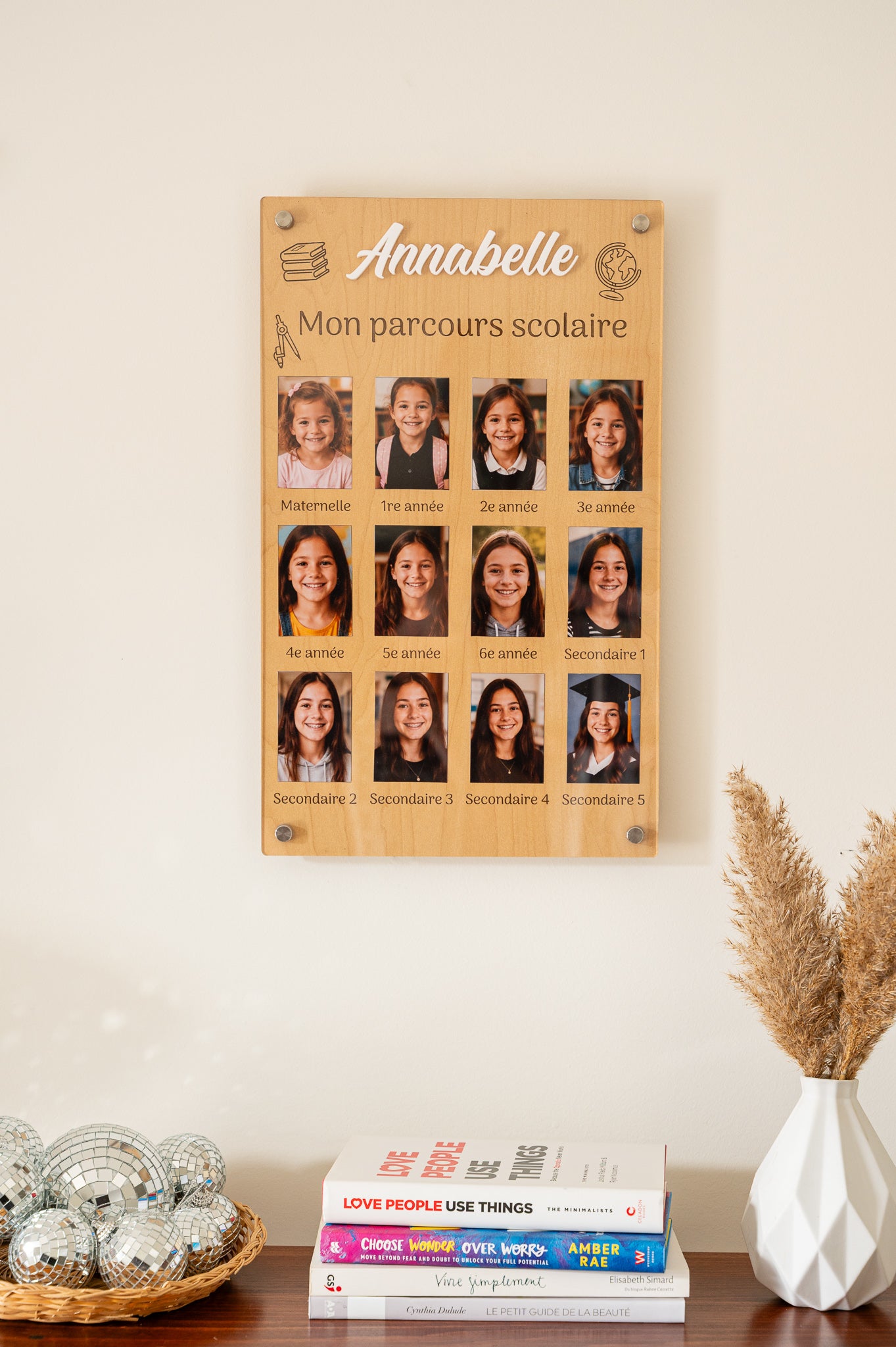 Affiche « Mon parcours scolaire »